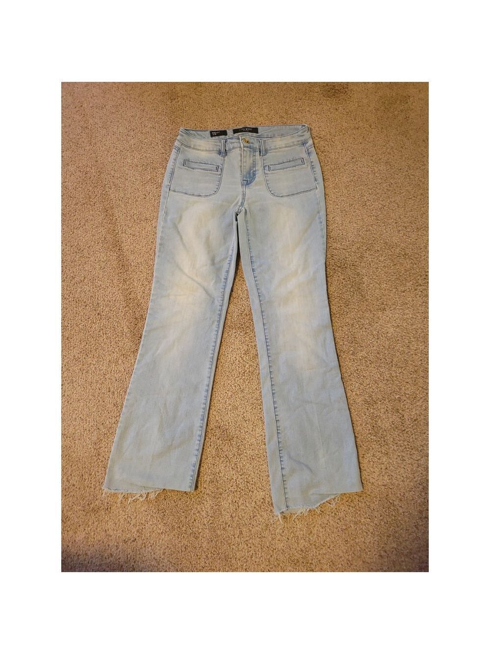 Nine West Women's Bootcut Jeans Light Blue Size 6/28 NWOT